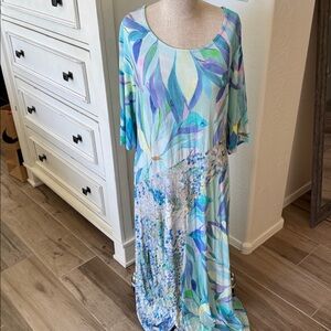 NWT Soft Surroundings XL Stella maxi dress